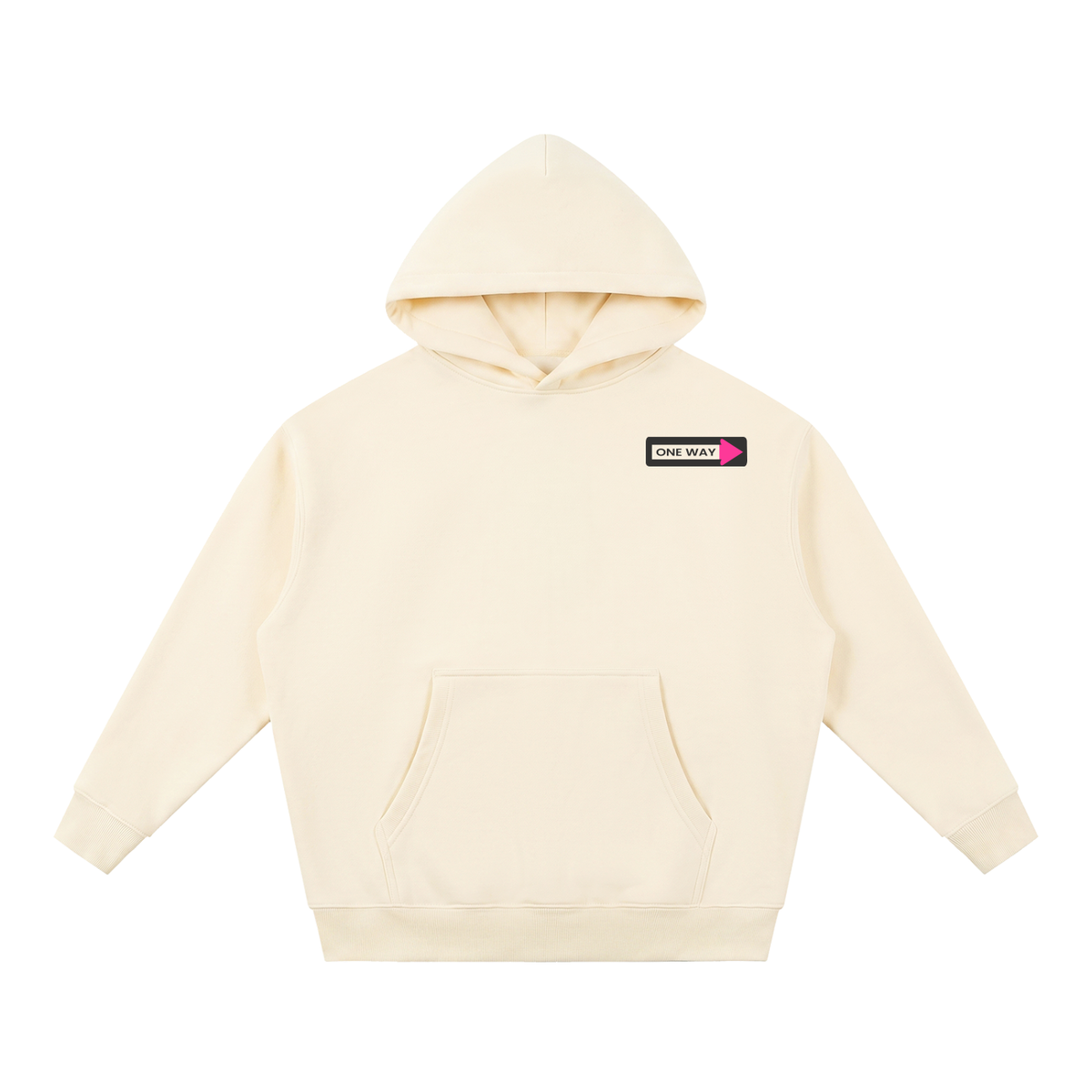JESUS ONE WAY | OVERSIZED BOXY FIT HOODIE