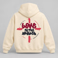 LOVE IS THE ANSWER | BOXY FLEECE HOODIE