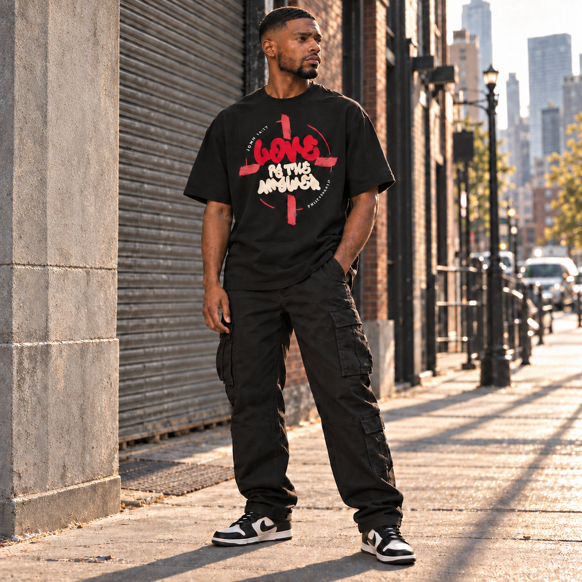 LOVE IS THE ANSWER | OVERSIZED TEE