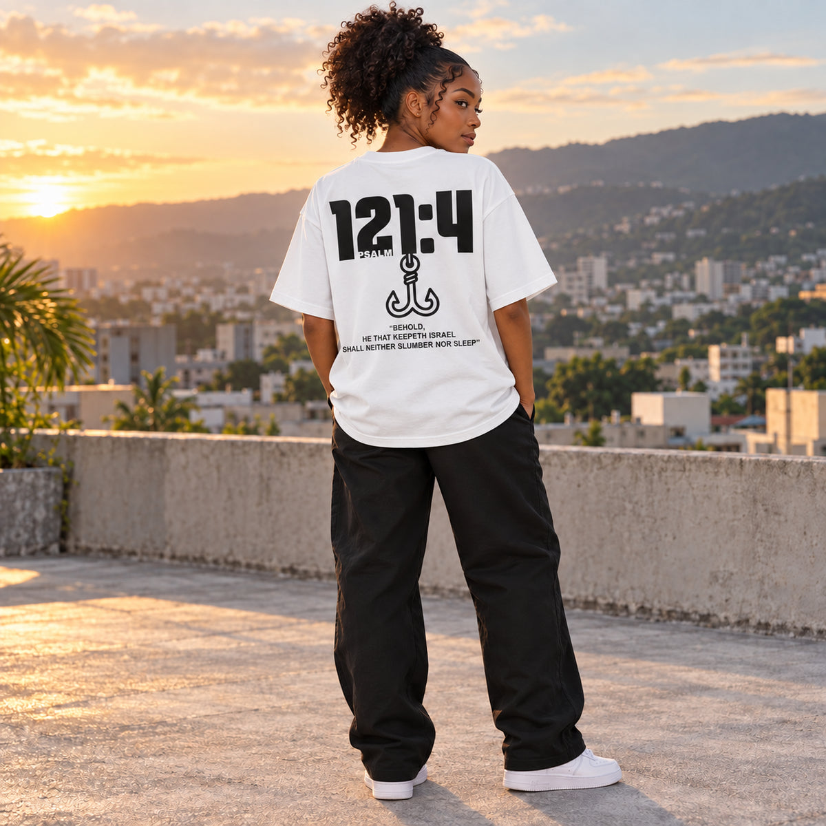 GOD NAH SLEEP | OVERSIZED TEE