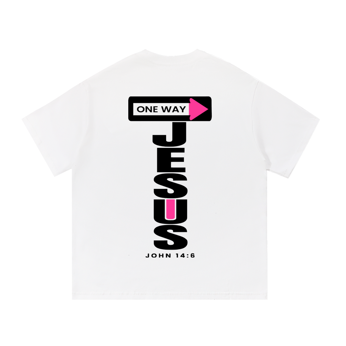 JESUS ONE WAY | OVERSIZED TEE