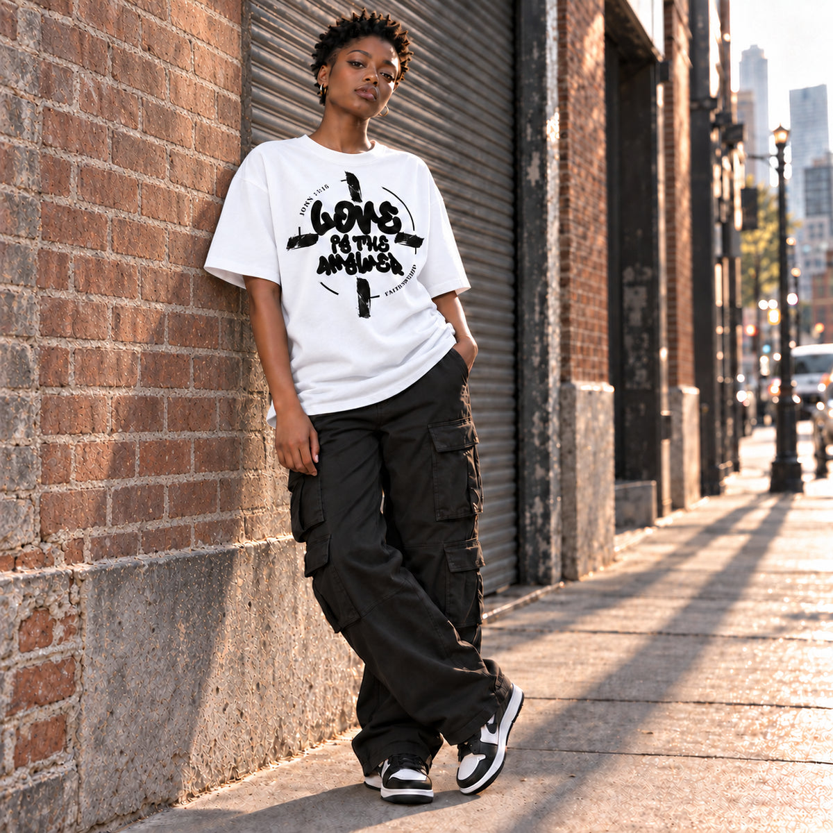 LOVE IS THE ANSWER | OVERSIZED TEE