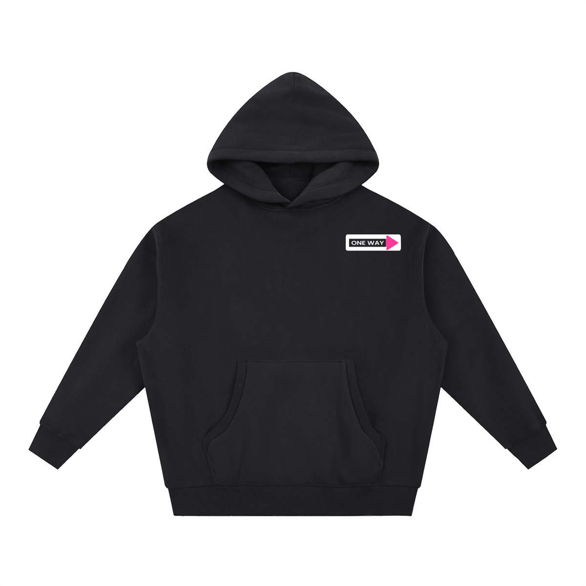 JESUS ONE WAY | OVERSIZED BOXY FIT HOODIE