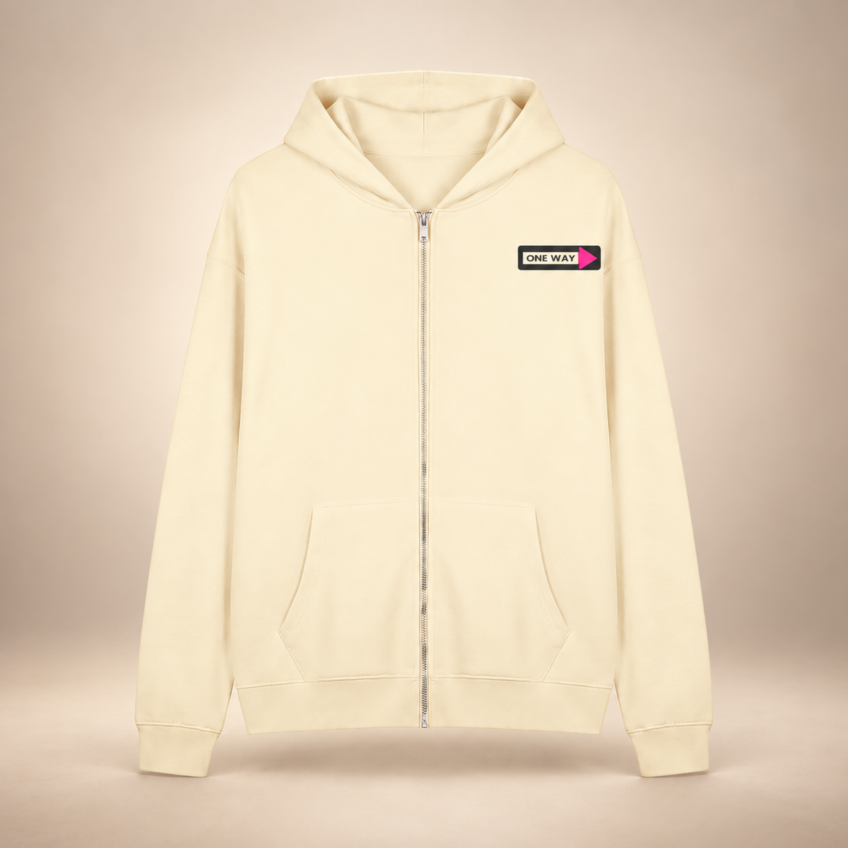 JESUS ONE WAY | HEAVYWEIGHT FULL-ZIP HOODIE
