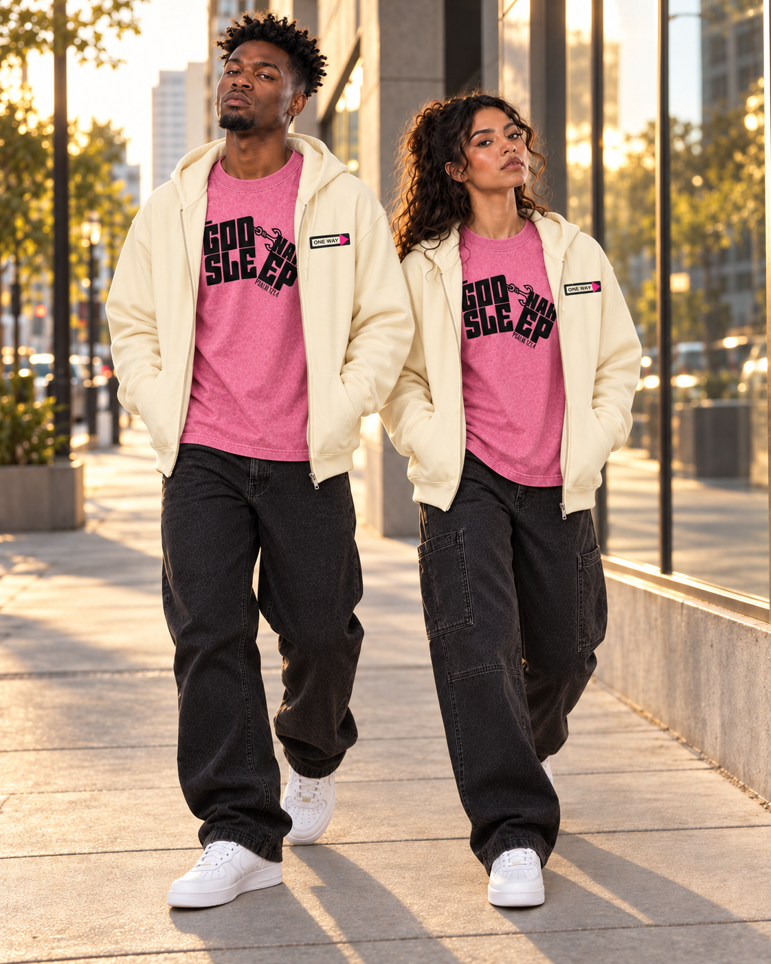 JESUS ONE WAY | HEAVYWEIGHT FULL-ZIP HOODIE