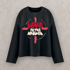 LOVE IS THE ANSWER | SUNFADE LONG-SLEEVE TEE