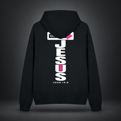 JESUS ONE WAY | HEAVYWEIGHT FULL-ZIP HOODIE