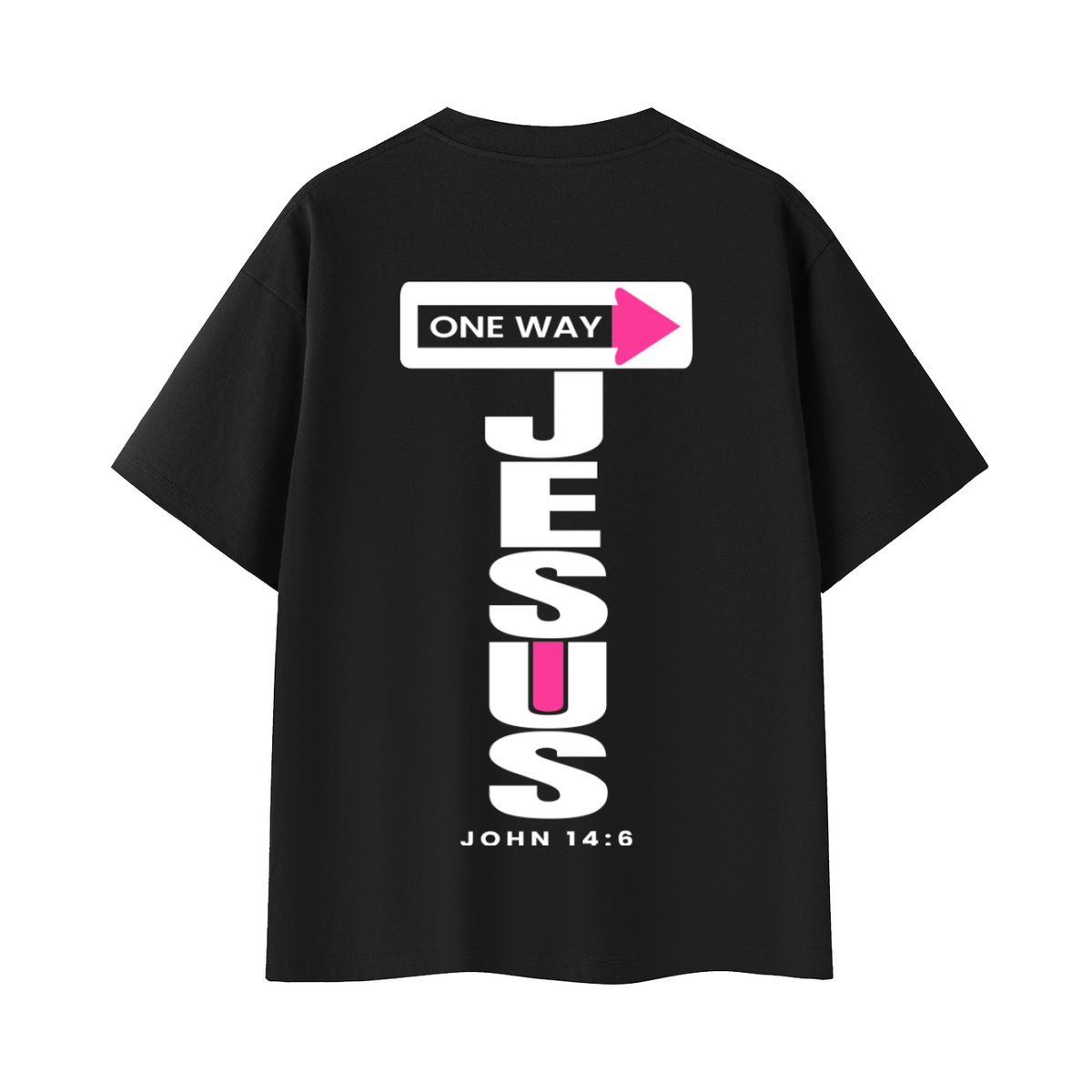 JESUS ONE WAY | OVERSIZED TEE