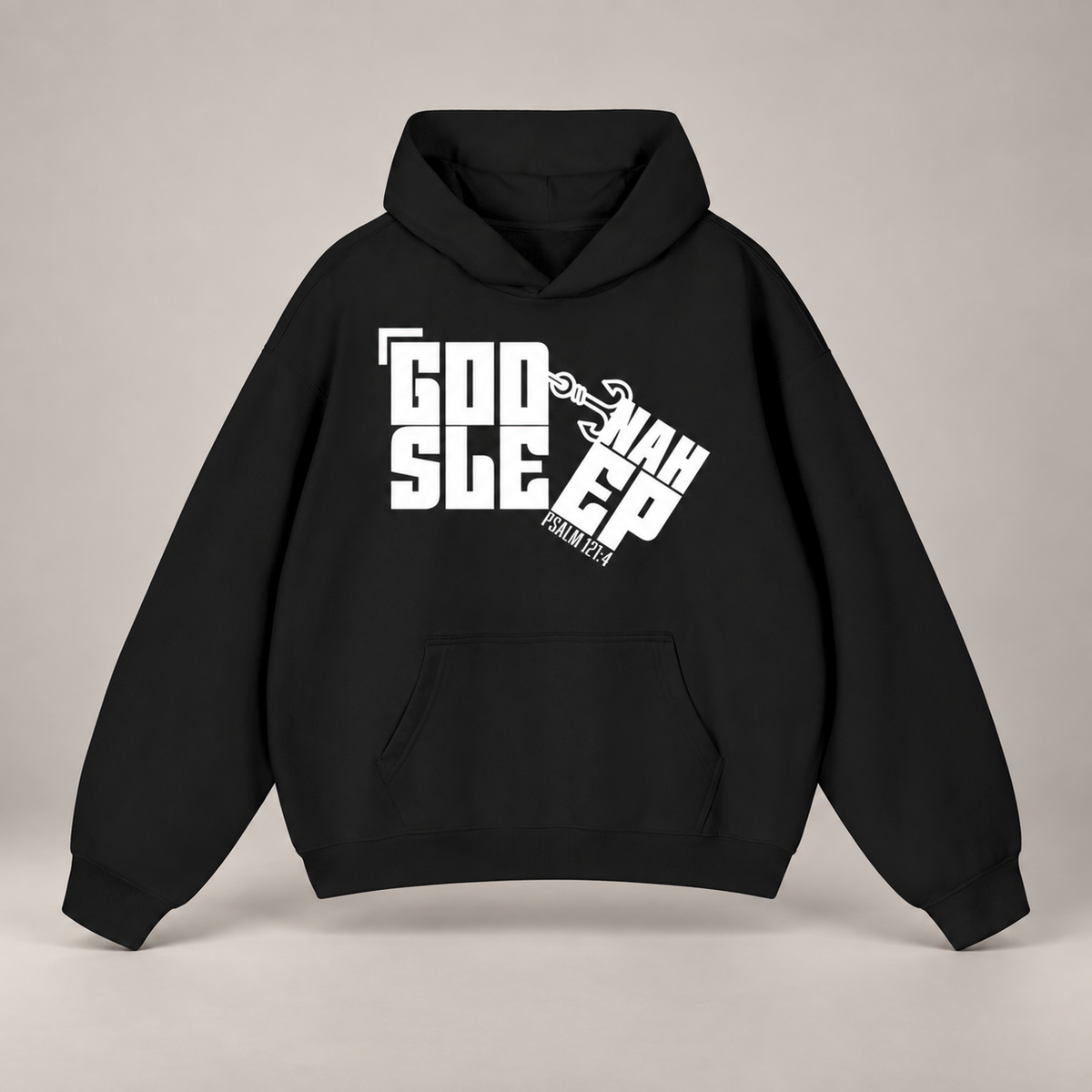 GOD NAH SLEEP | OVERSIZED ESSENTIAL HEAVYWEIGHT HOODIE