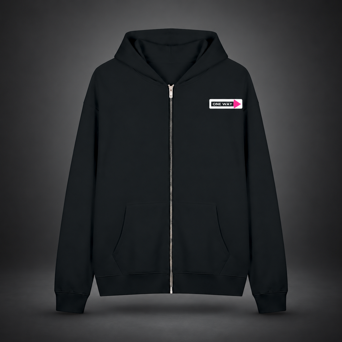 JESUS ONE WAY | HEAVYWEIGHT FULL-ZIP HOODIE