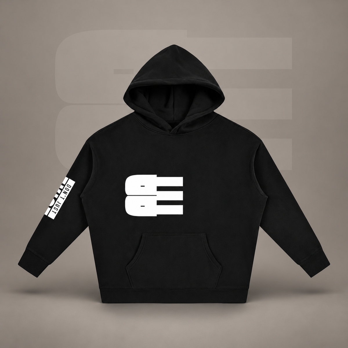 BE - DON’T JUST EXIST | OVERSIZE FLEECED HOODIE
