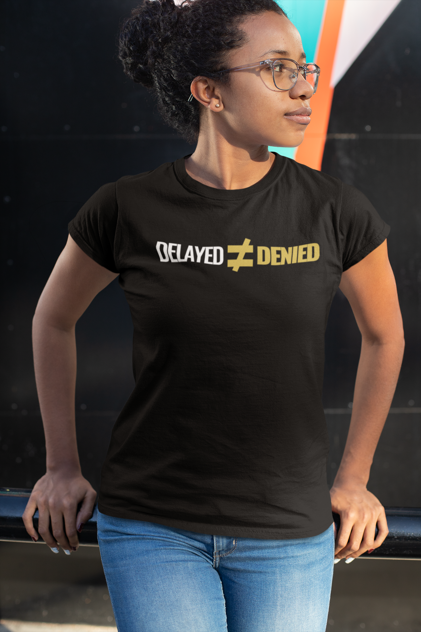 Delayed Not Denied | Premium T-Shirt | JacoderFaithwear