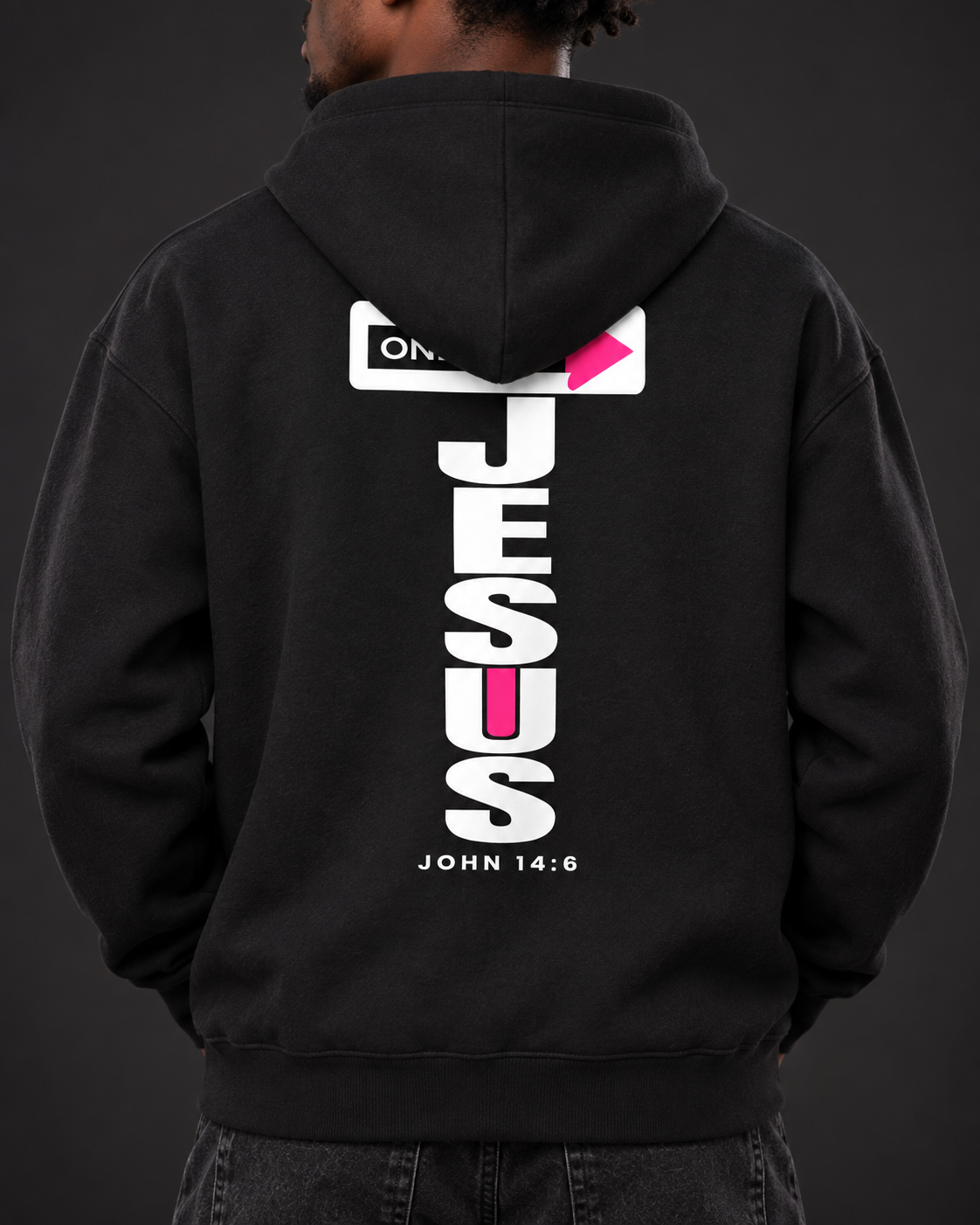 JESUS ONE WAY | HEAVYWEIGHT FULL-ZIP HOODIE