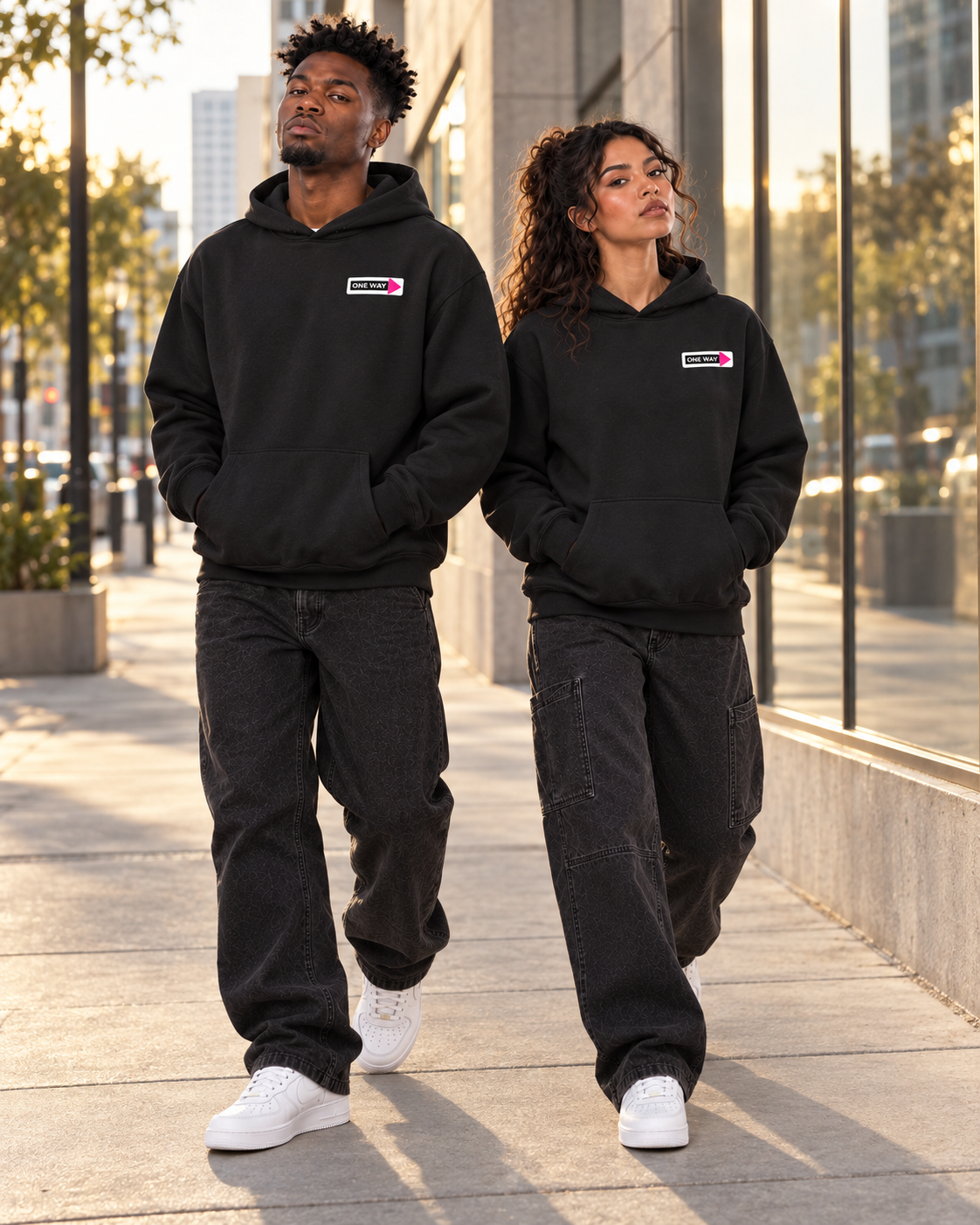 JESUS ONE WAY | OVERSIZED BOXY FIT HOODIE
