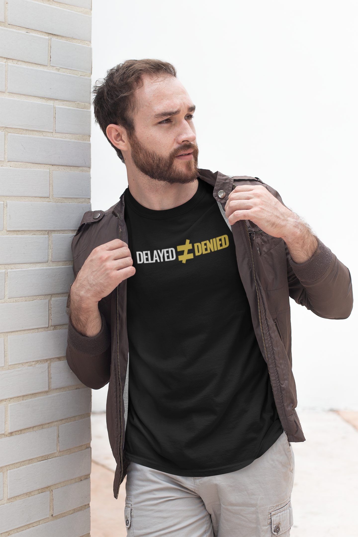 Delayed Not Denied | Premium T-Shirt | JacoderFaithwear