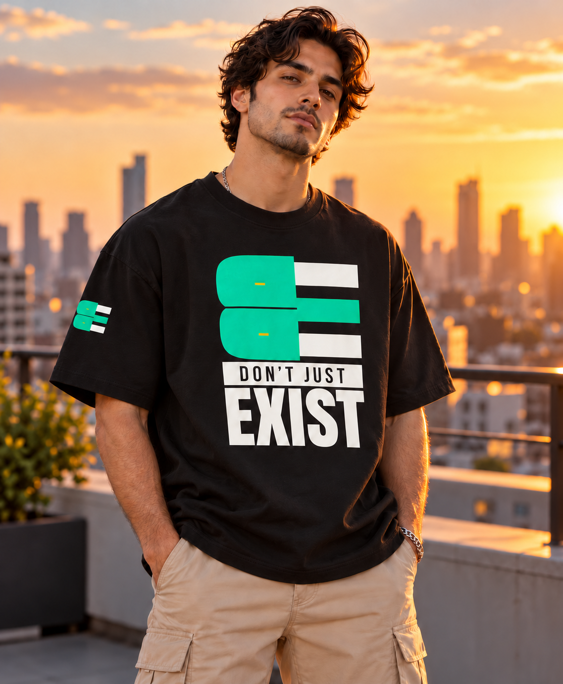 BE - DON’T JUST EXIST | OVERSIZED TEE