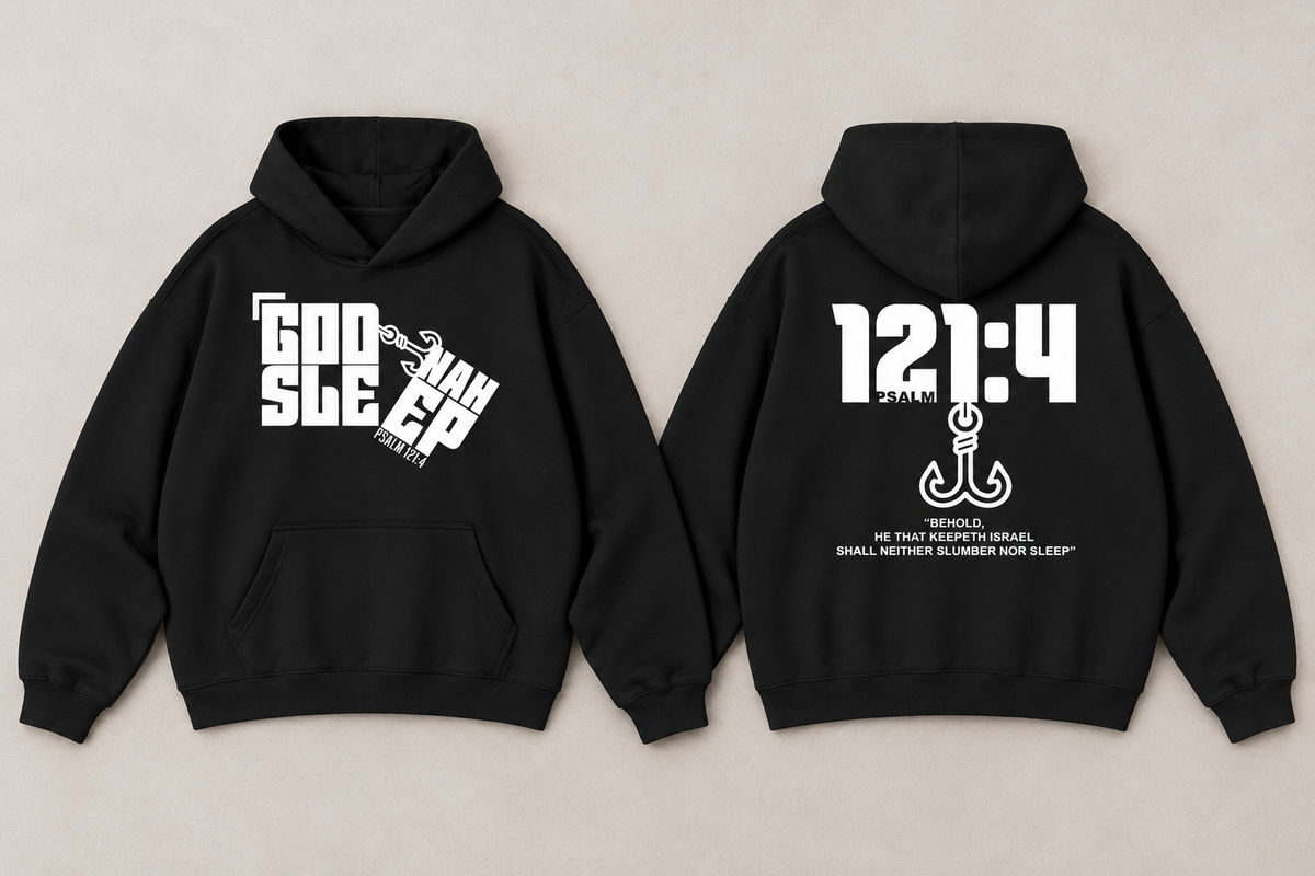 GOD NAH SLEEP | OVERSIZED ESSENTIAL HEAVYWEIGHT HOODIE