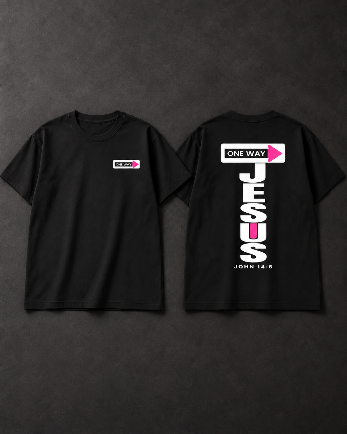 JESUS ONE WAY | OVERSIZED TEE