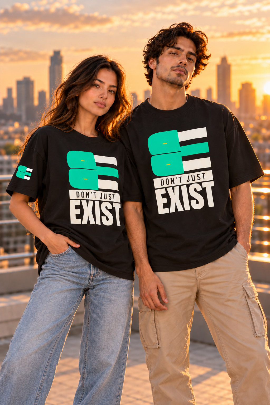 BE - DON’T JUST EXIST | OVERSIZED TEE