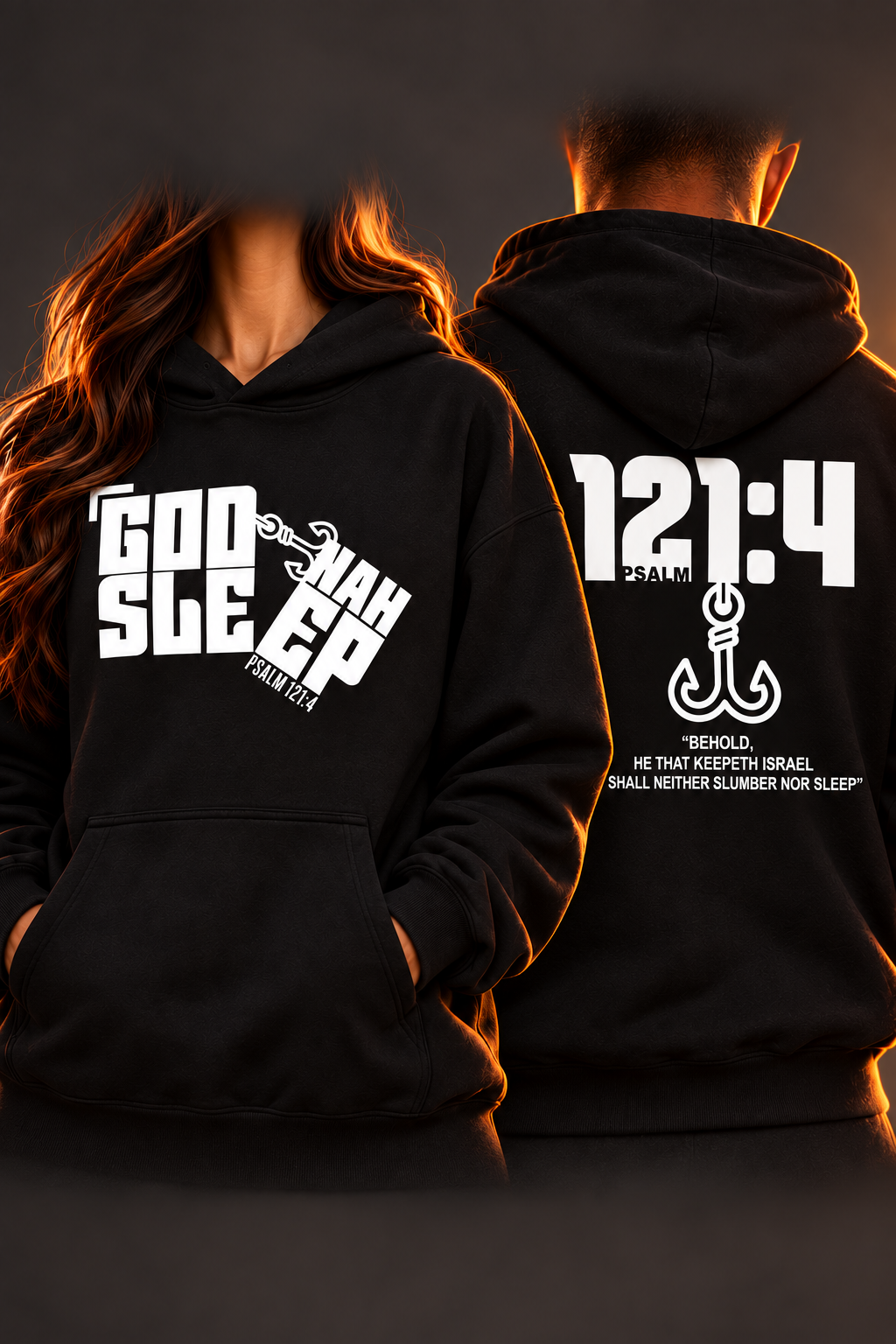 GOD NAH SLEEP | OVERSIZED ESSENTIAL HEAVYWEIGHT HOODIE