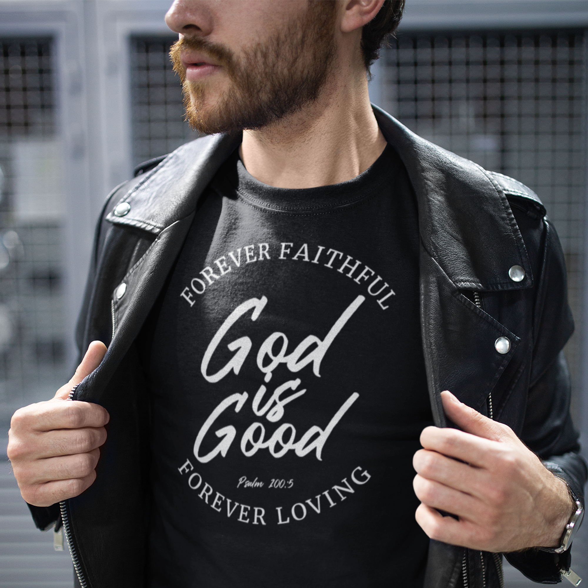 God Is Good | Premium Reversed T-Shirt | JacoderFaithwear