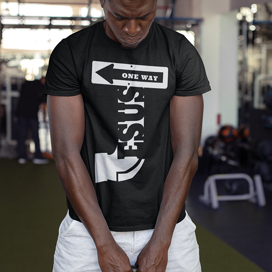 Jesus One Way | Premium T-Shirt | JacoderFaithwear