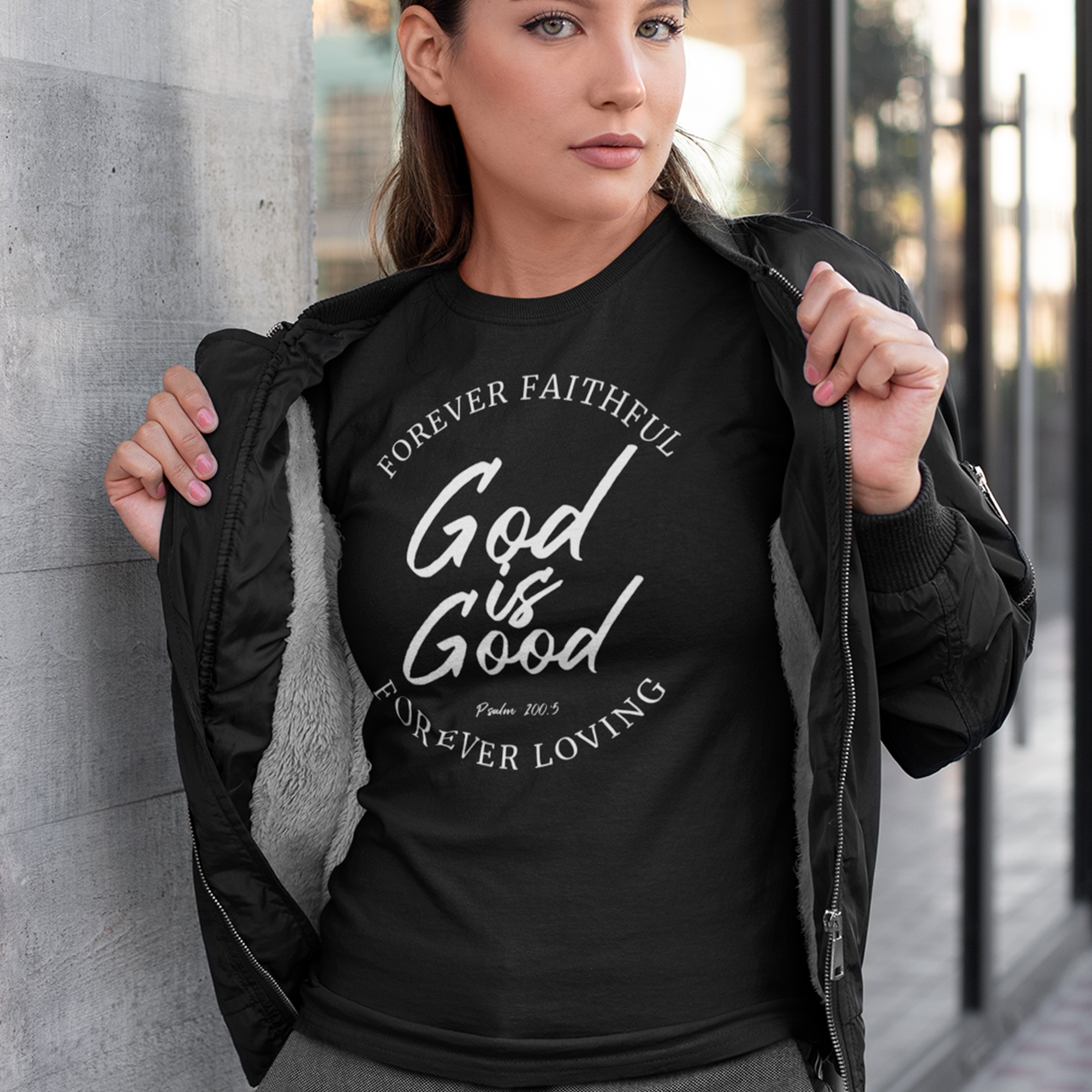 God Is Good | Premium Reversed T-Shirt | JacoderFaithwear