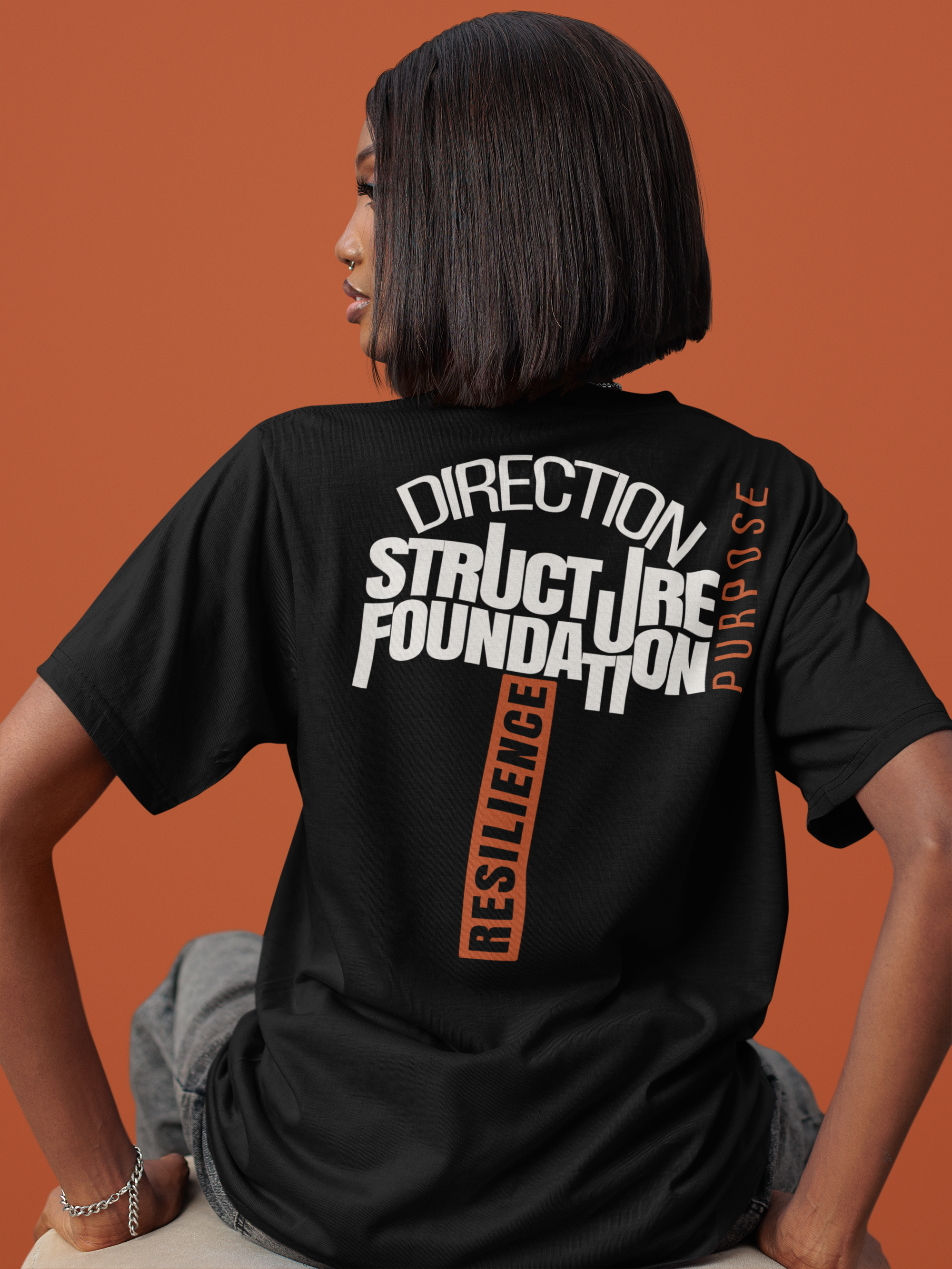 BELIEF DISCIPLINE PERSEVERANCE | Premium T-Shirt – Front + Back Print | JacoderFaithwear