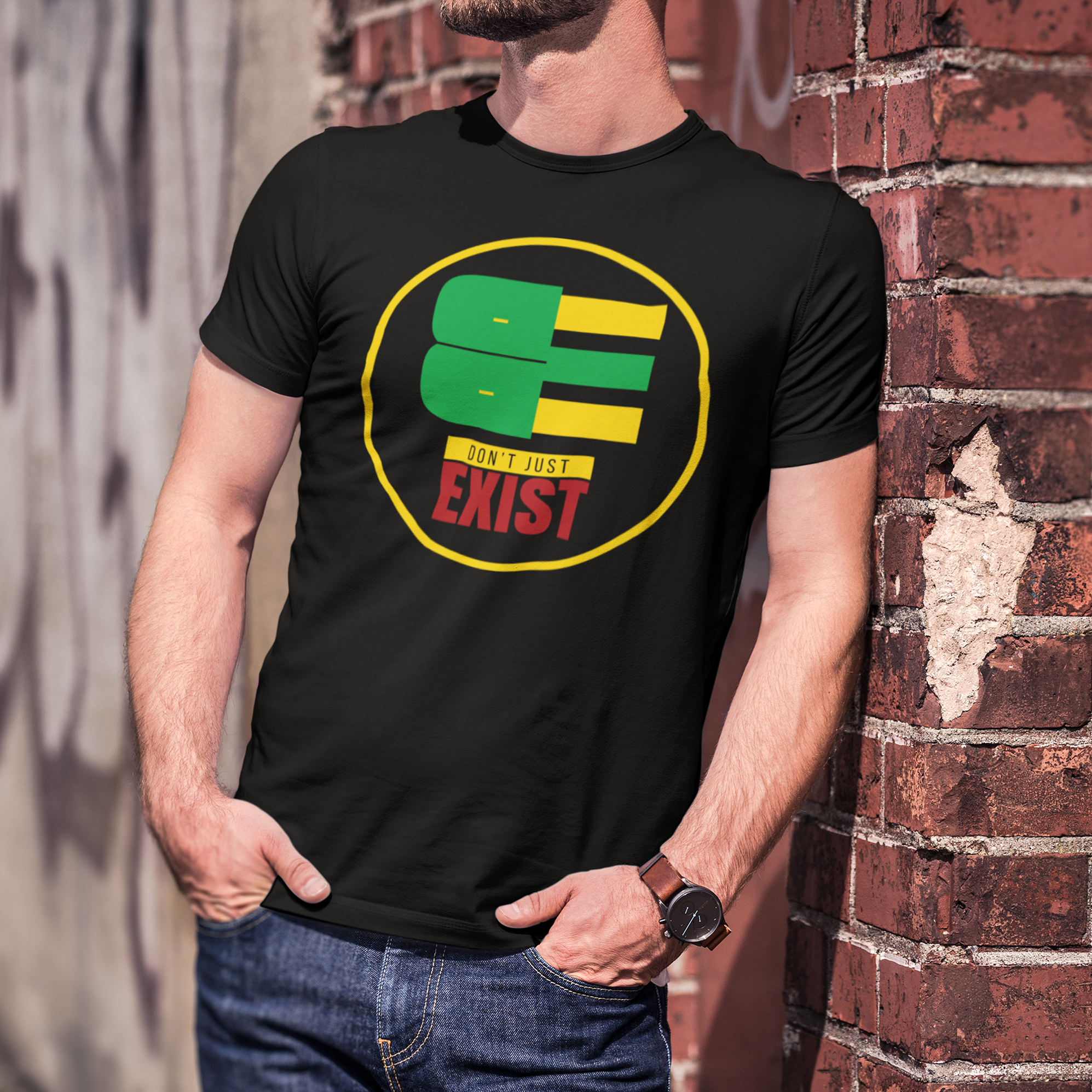 BE — Don’t Just Exist | Premium T-Shirt | JacoderFaithwear