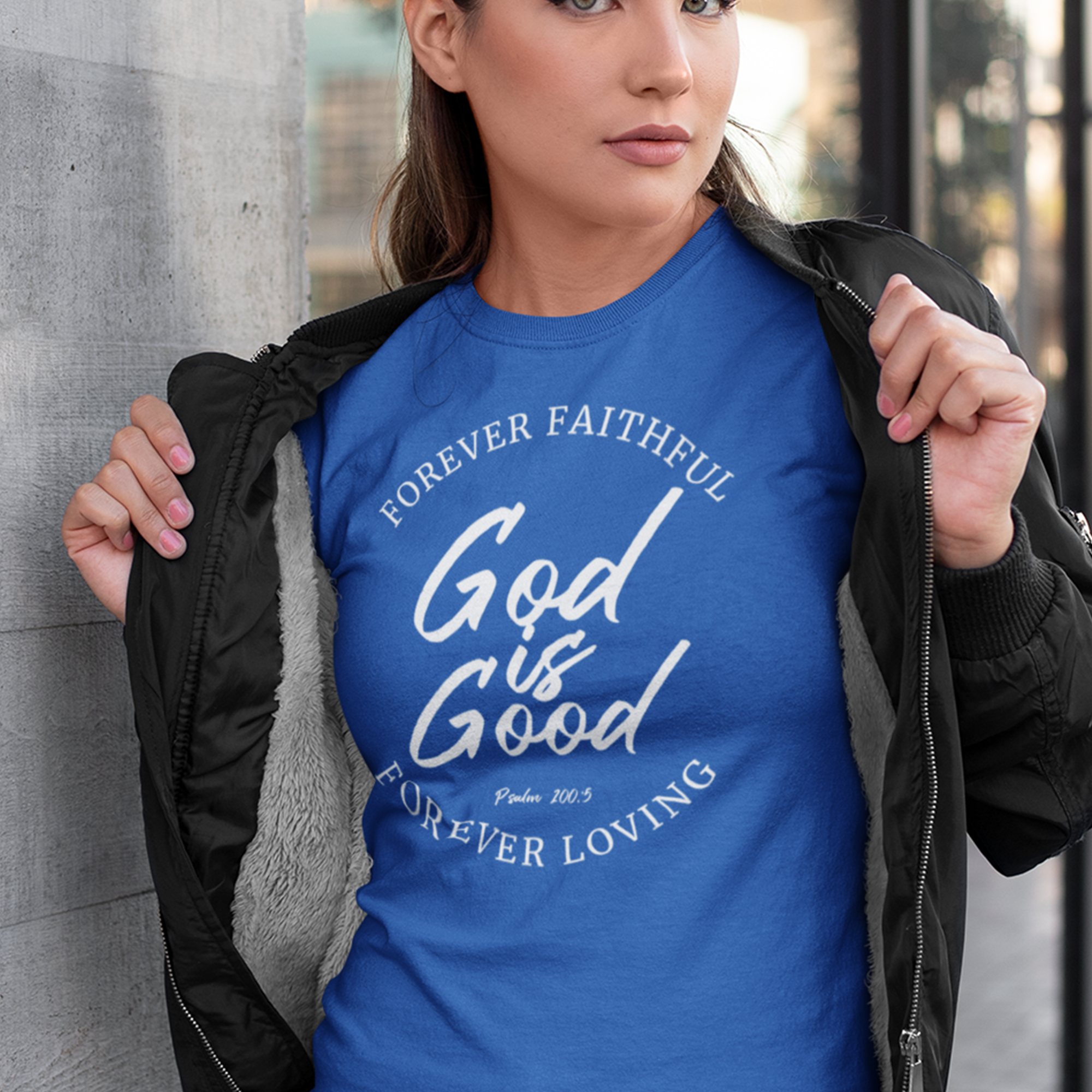 God Is Good | Premium Reversed T-Shirt | JacoderFaithwear