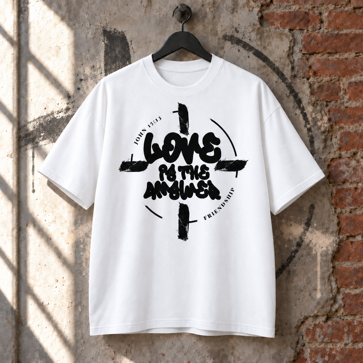 LOVE IS THE ANSWER | OVERSIZED TEE