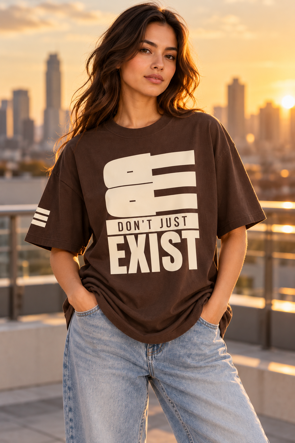 BE - DON’T JUST EXIST | OVERSIZED TEE