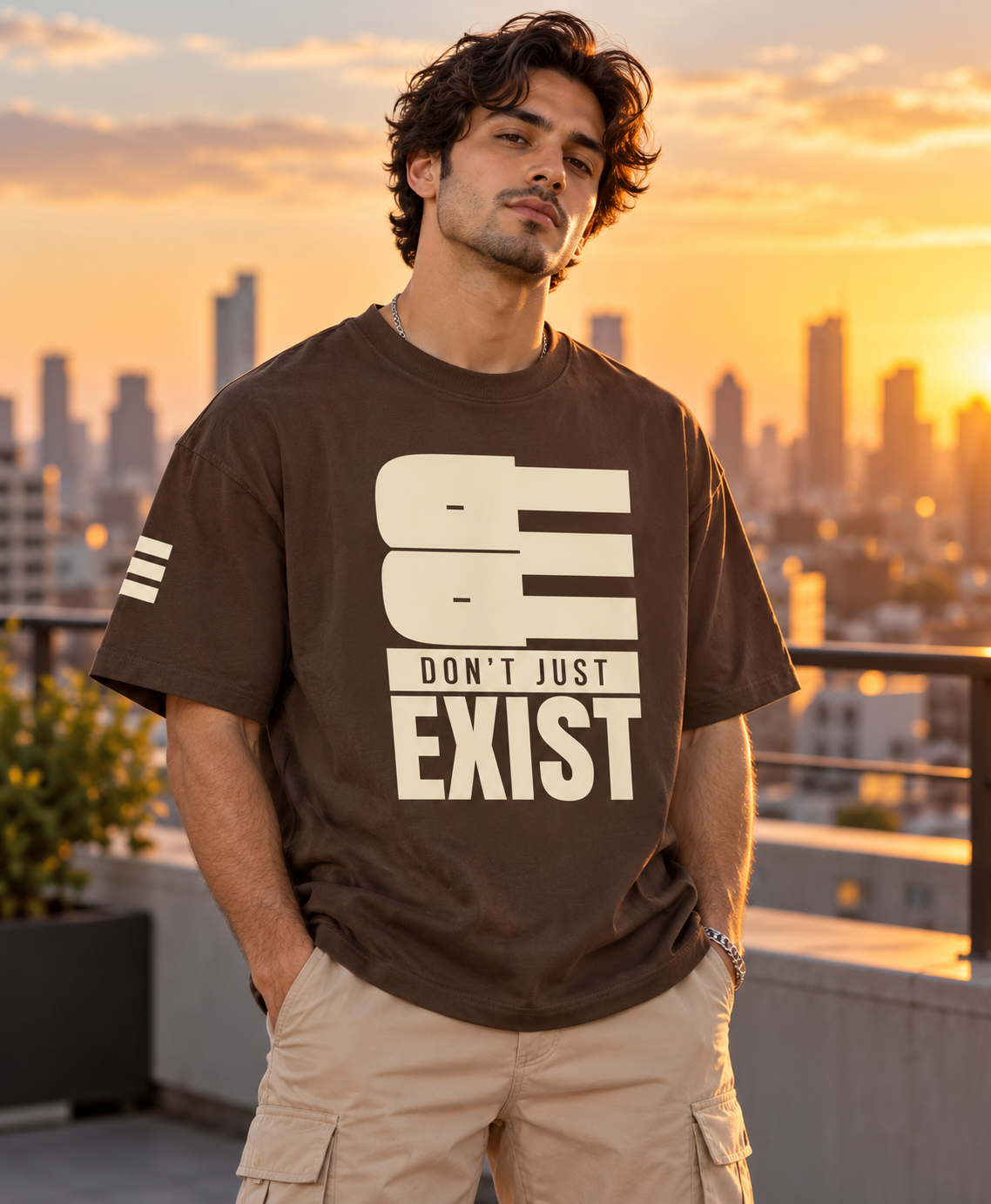 BE - DON’T JUST EXIST | OVERSIZED TEE