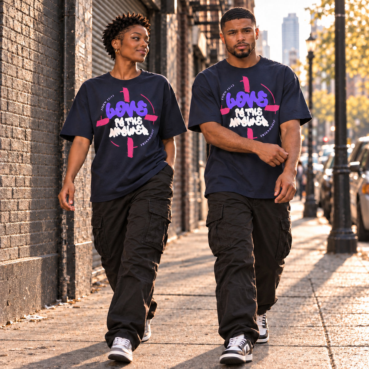 LOVE IS THE ANSWER | OVERSIZED TEE