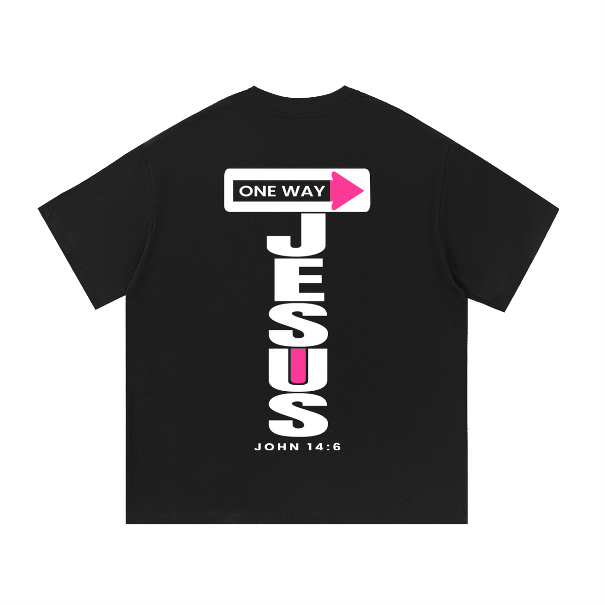 JESUS ONE WAY | OVERSIZED TEE