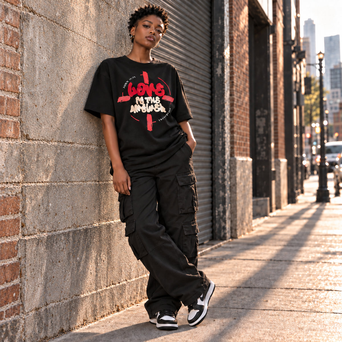 LOVE IS THE ANSWER | OVERSIZED TEE