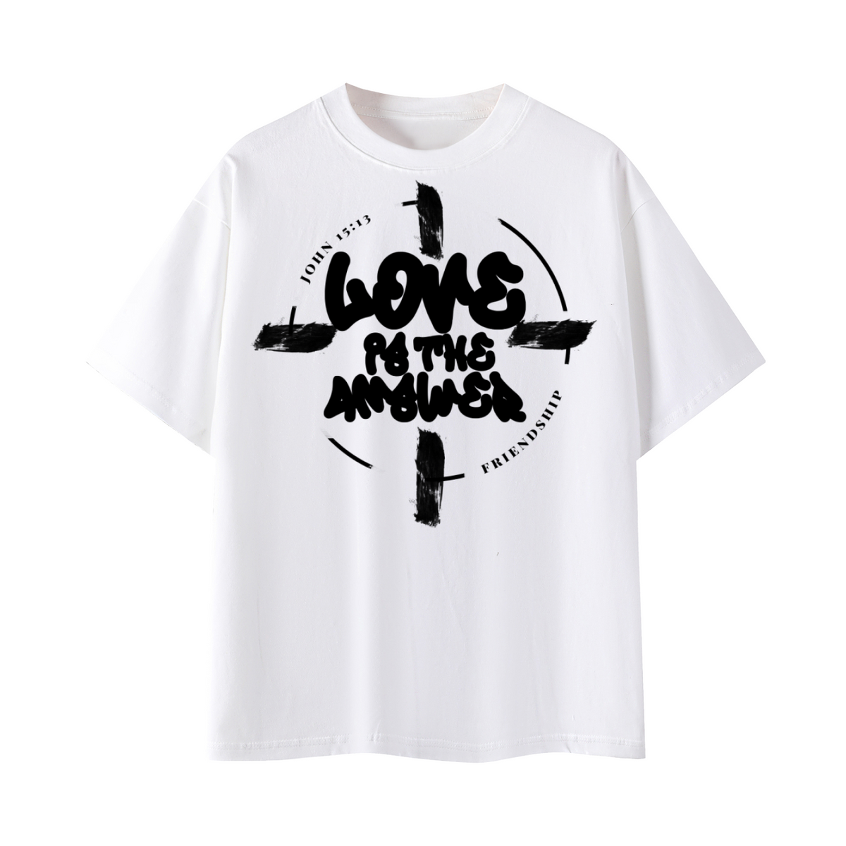 LOVE IS THE ANSWER | OVERSIZED TEE