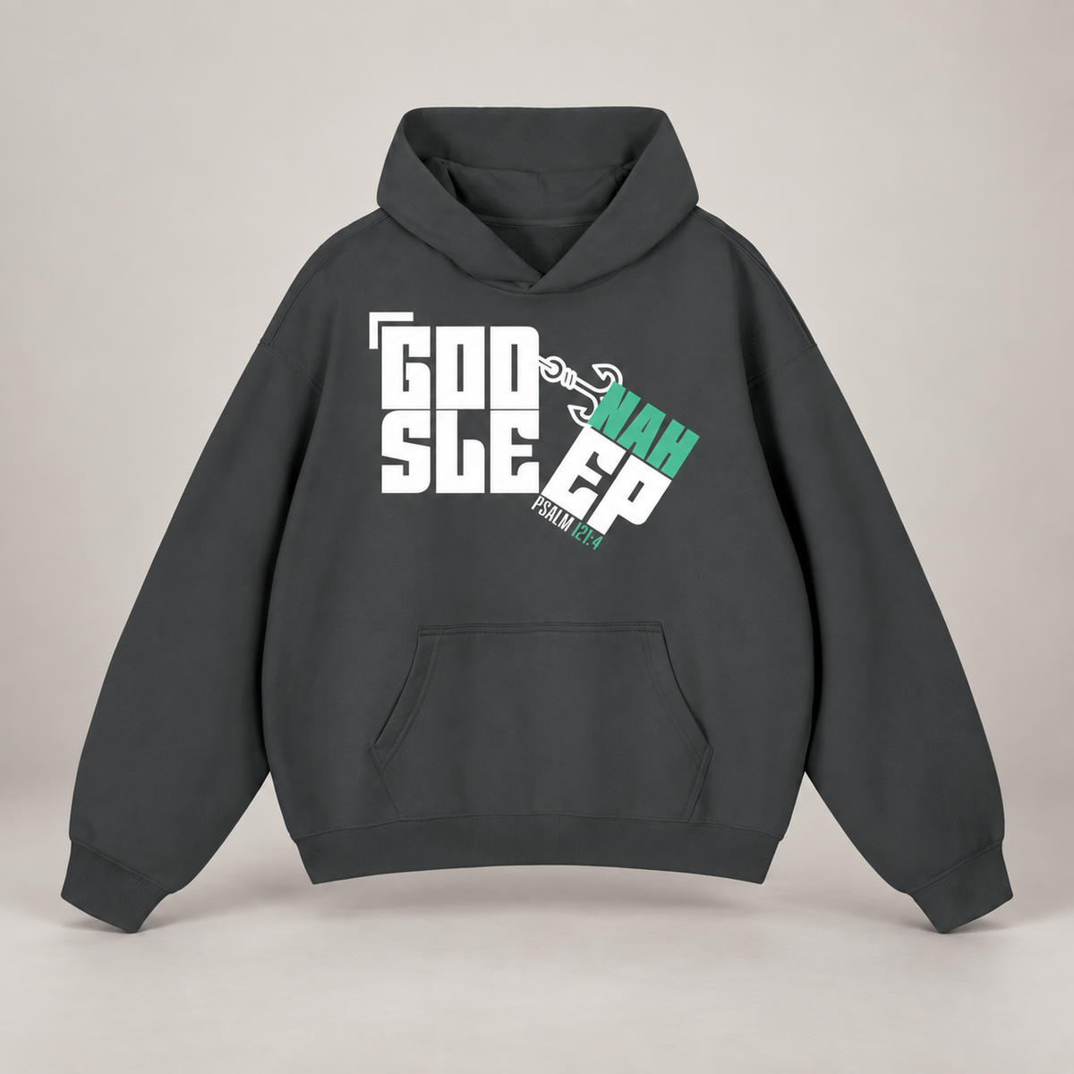 GOD NAH SLEEP | OVERSIZED ESSENTIAL HEAVYWEIGHT HOODIE