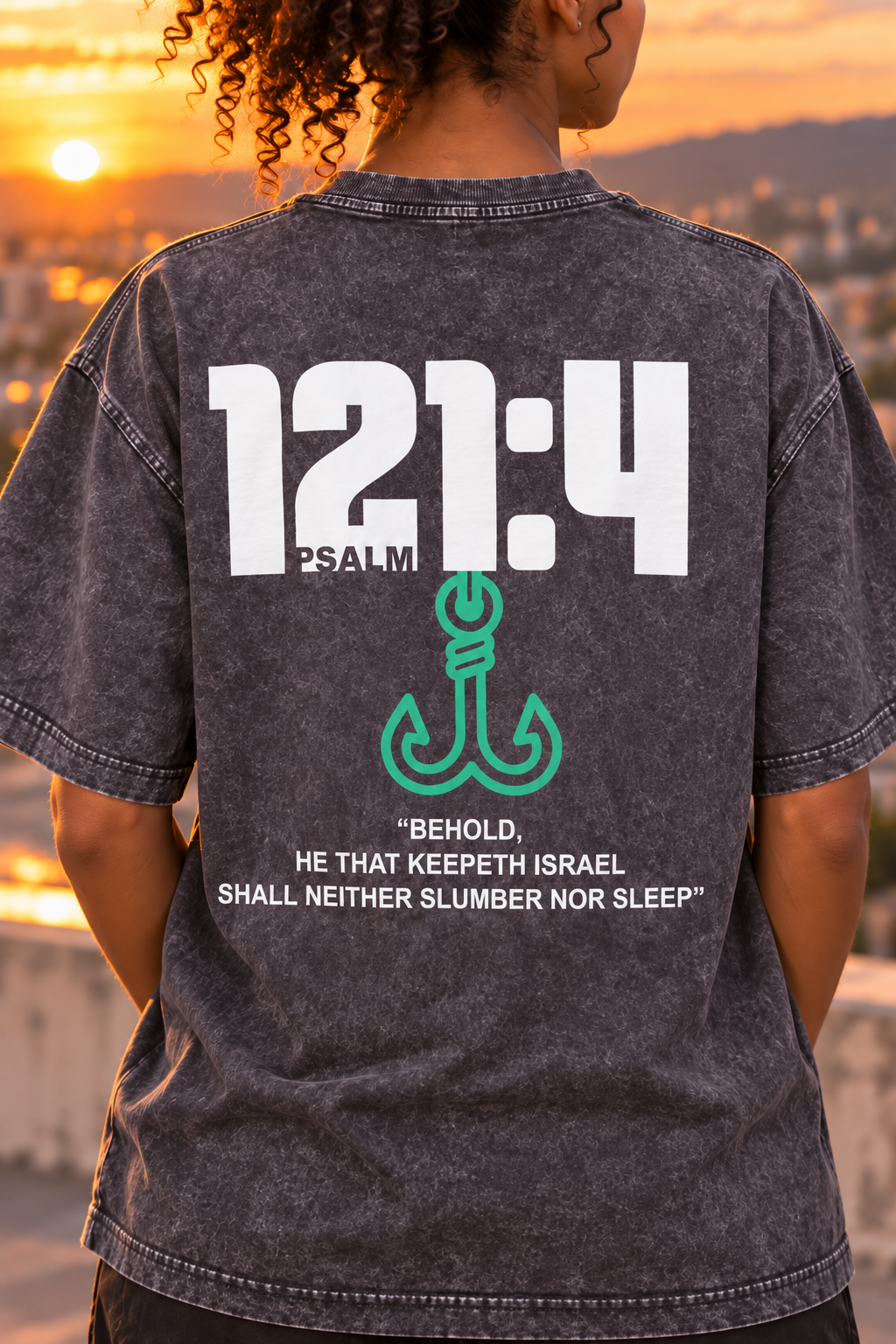 GOD NAH SLEEP | VINTAGE GRAY - TEAL ACCENT EDITION