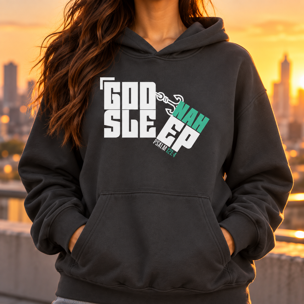 GOD NAH SLEEP | OVERSIZED ESSENTIAL HEAVYWEIGHT HOODIE