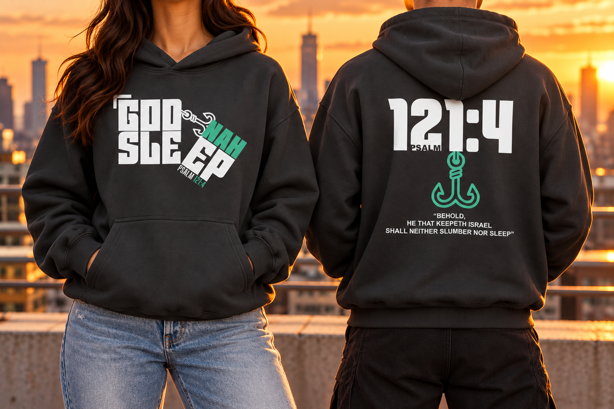 GOD NAH SLEEP | OVERSIZED ESSENTIAL HEAVYWEIGHT HOODIE