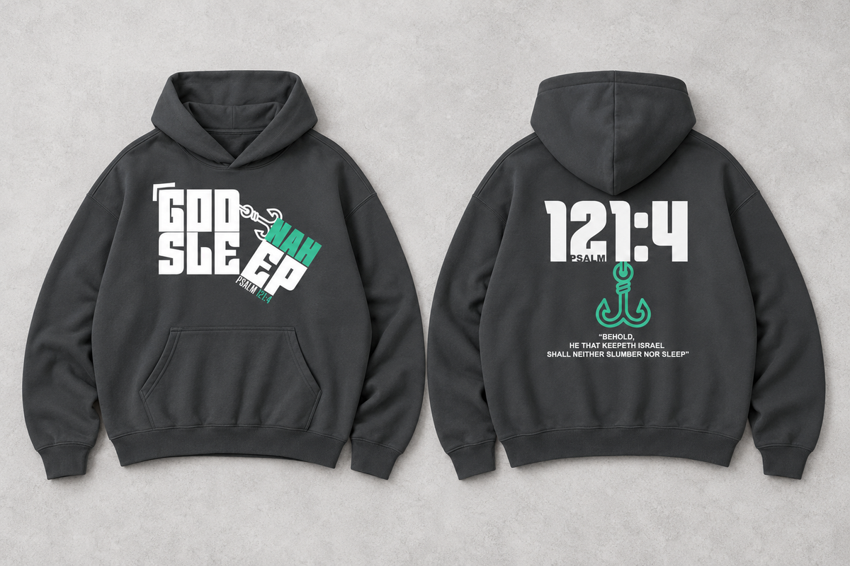 GOD NAH SLEEP | OVERSIZED ESSENTIAL HEAVYWEIGHT HOODIE