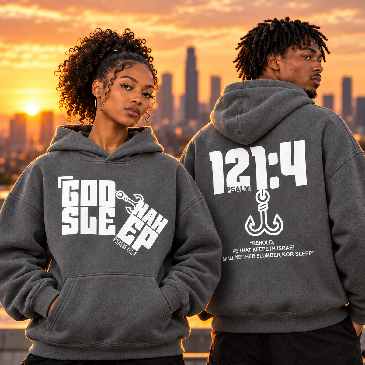 GOD NAH SLEEP | OVERSIZED HOODIE