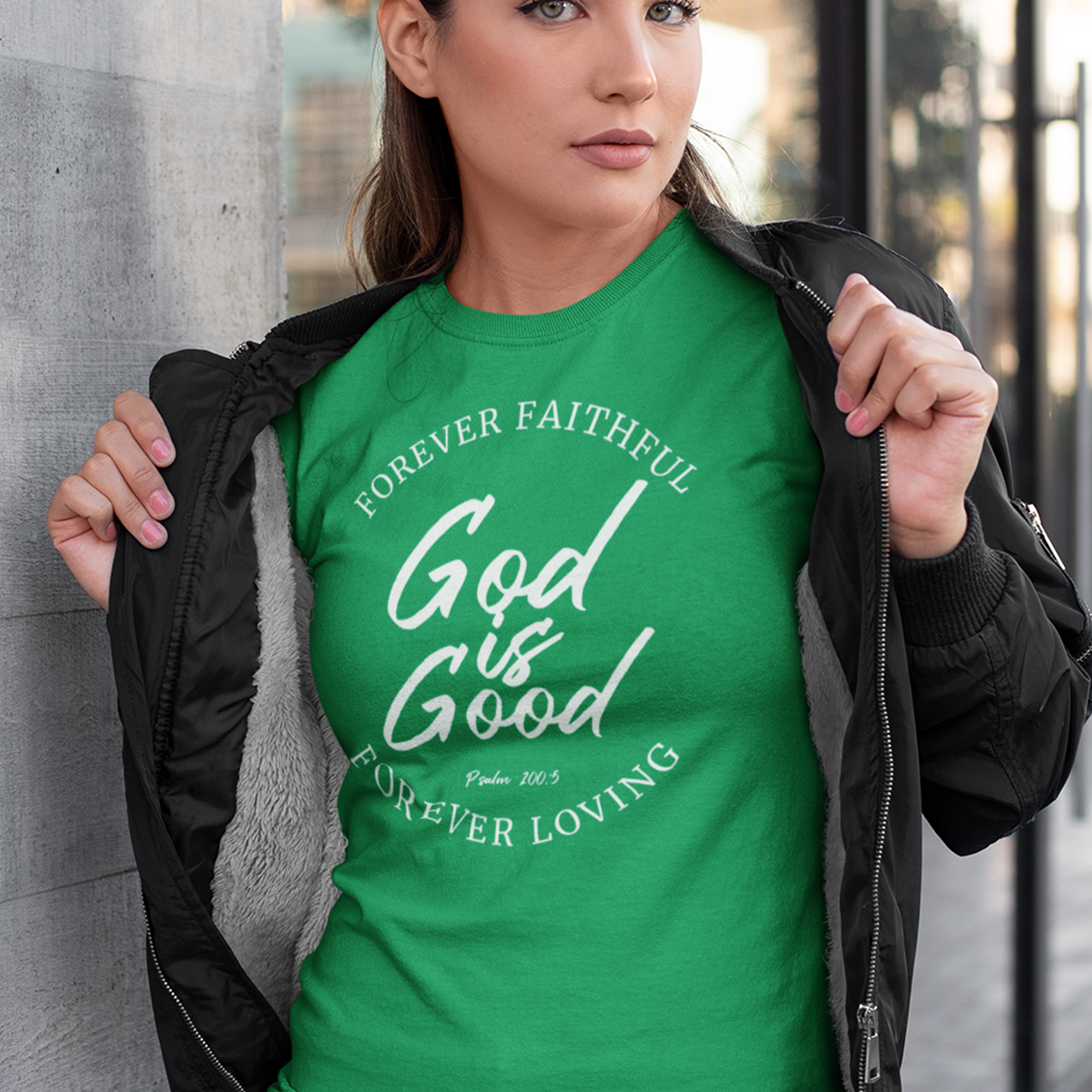 God Is Good | Premium Reversed T-Shirt | JacoderFaithwear