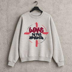 LOVE IS THE ANSWER | VINTAGE WASH CREWNECK SWEATSHIRT