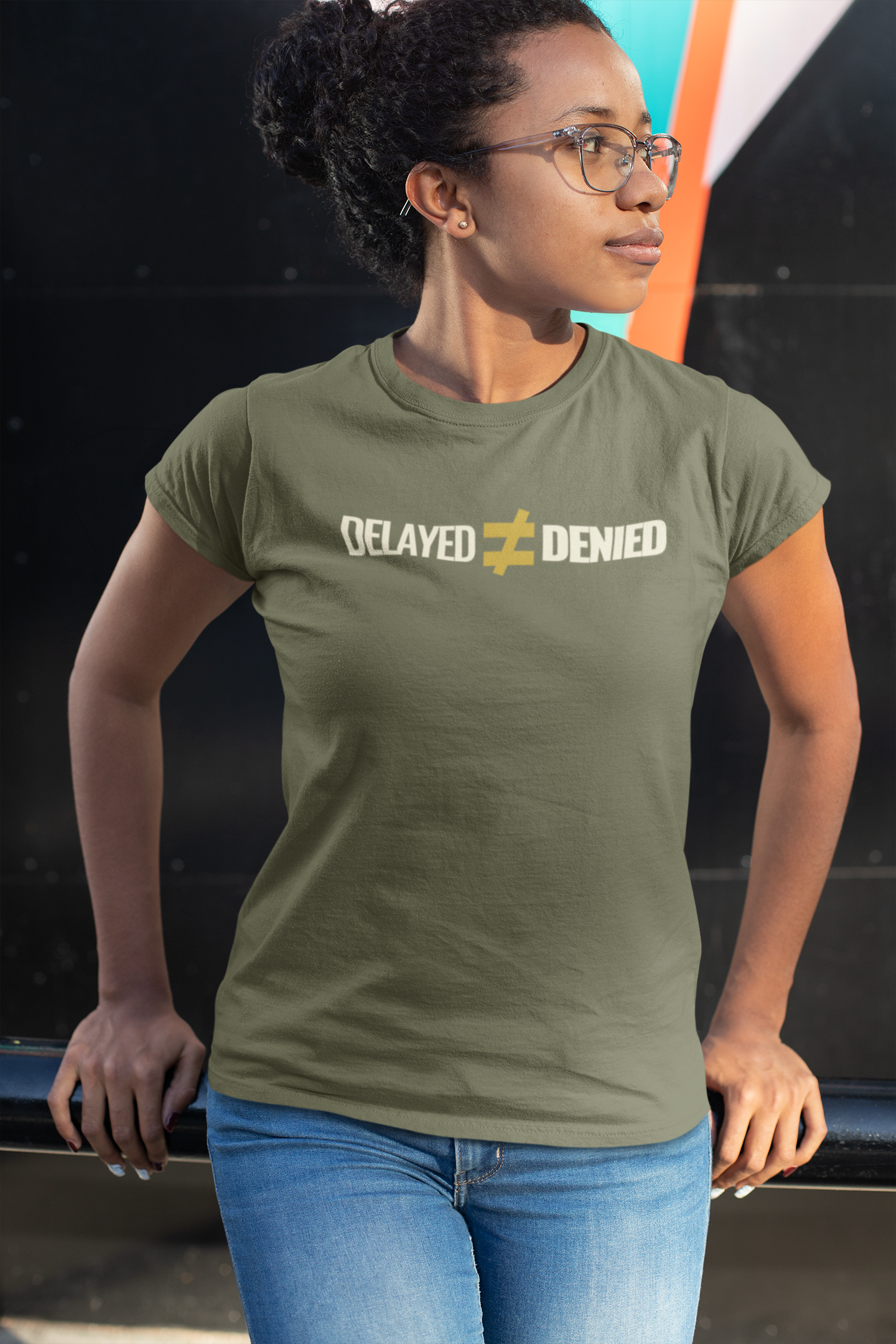 Delayed Not Denied | Premium T-Shirt | JacoderFaithwear