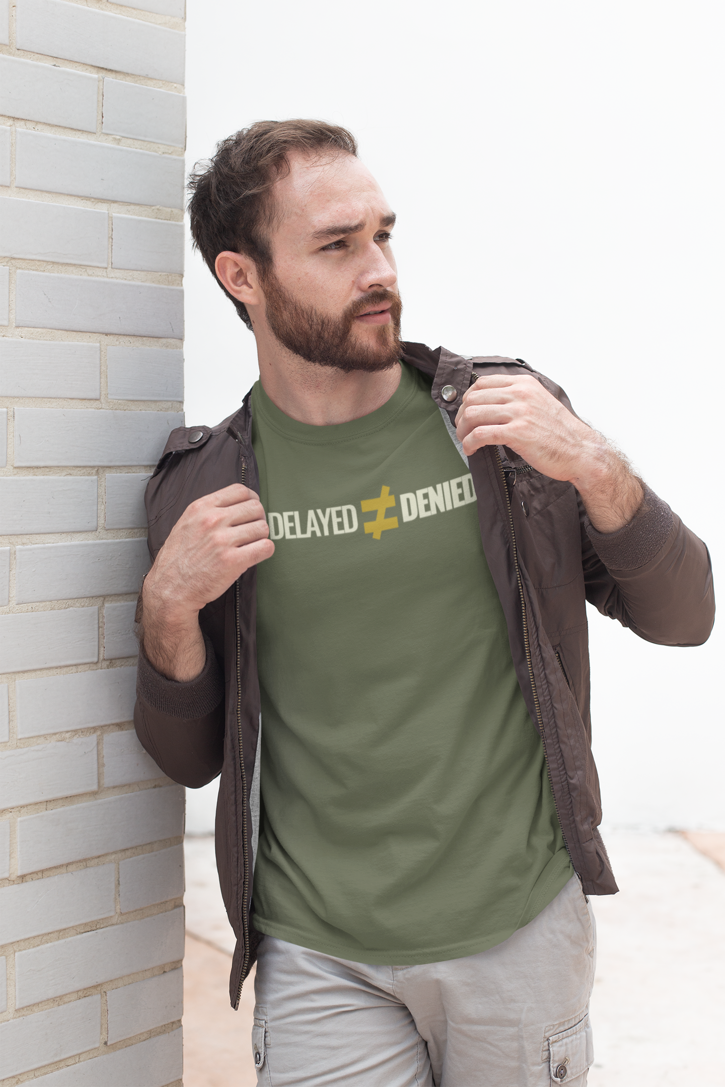 Delayed Not Denied | Premium T-Shirt | JacoderFaithwear