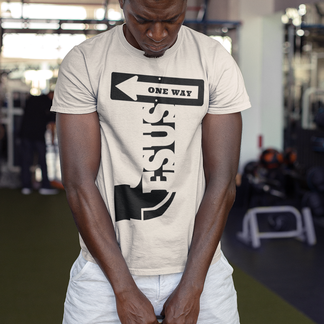 Jesus One Way | Premium T-Shirt | JacoderFaithwear