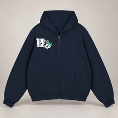 GOD NAH SLEEP | PREMIUM ZIP-UP HOODIE