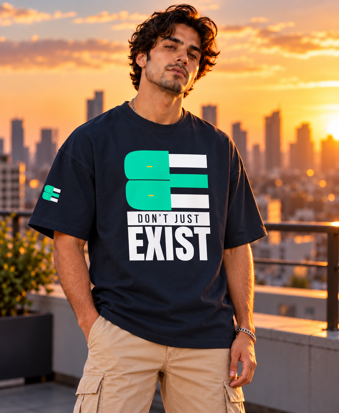 BE - DON’T JUST EXIST | OVERSIZED TEE